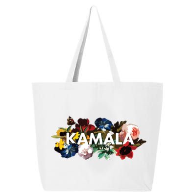 Kamala Harris Vintage Floral Feminine First Female President 25L Jumbo Tote