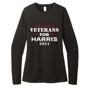 Kamala Harris Veteran Usa Veterans For Harris 2024 Gift Womens CVC Long Sleeve Shirt