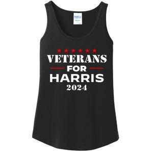 Kamala Harris Veteran Usa Veterans For Harris 2024 Gift Ladies Essential Tank