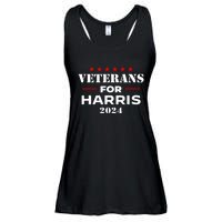 Kamala Harris Veteran Usa Veterans For Harris 2024 Gift Ladies Essential Flowy Tank