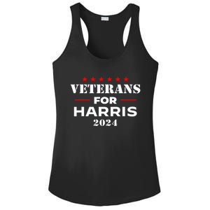 Kamala Harris Veteran Usa Veterans For Harris 2024 Gift Ladies PosiCharge Competitor Racerback Tank