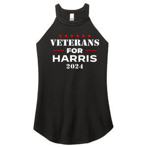 Kamala Harris Veteran Usa Veterans For Harris 2024 Gift Women's Perfect Tri Rocker Tank