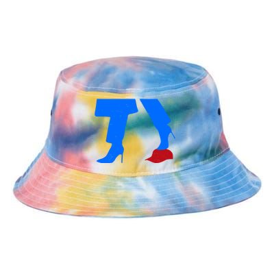 Kamala Harris Vs Trump Red Maga Hat 2024 Election Tie Dye Newport Bucket Hat