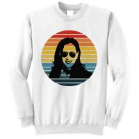 Kamala Harris Vintage Retro Sunset Sunglasses Nasty Sweatshirt