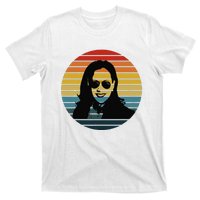 Kamala Harris Vintage Retro Sunset Sunglasses Nasty T-Shirt