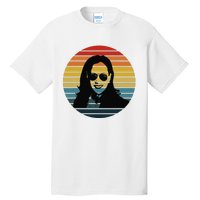 Kamala Harris Vintage Retro Sunset Sunglasses Nasty Tall T-Shirt