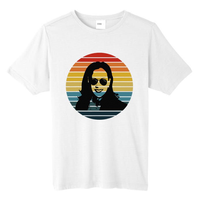 Kamala Harris Vintage Retro Sunset Sunglasses Nasty Tall Fusion ChromaSoft Performance T-Shirt