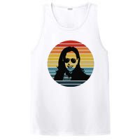 Kamala Harris Vintage Retro Sunset Sunglasses Nasty PosiCharge Competitor Tank