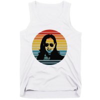 Kamala Harris Vintage Retro Sunset Sunglasses Nasty Tank Top