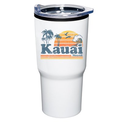 Kauai Hawaii Vintage Beach Summer Surfing 70s Retro Hawaiian Tumbler