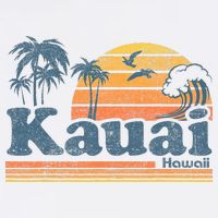 Kauai Hawaii Vintage Beach Summer Surfing 70s Retro Hawaiian Visor