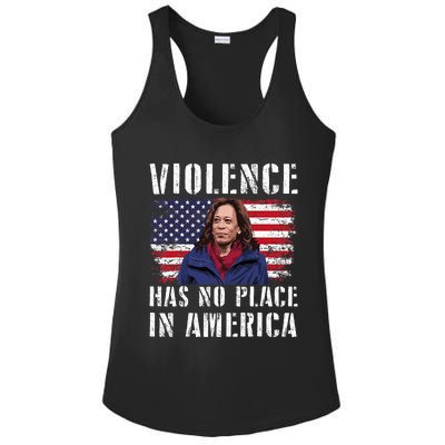 Kamala Harris Violence Has No Place In America Ladies PosiCharge Competitor Racerback Tank