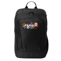 Kamala Harris Vintage Floral Feminist First Female President Gift City Backpack