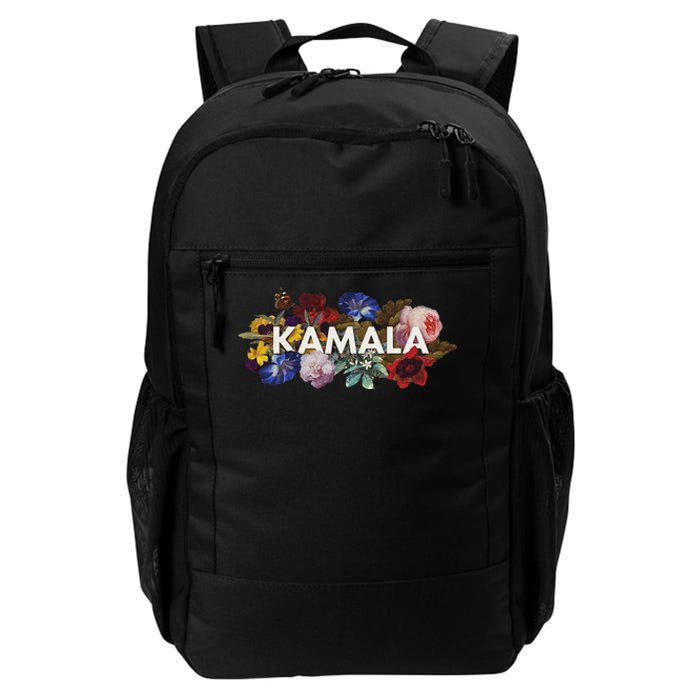 Kamala Harris Vintage Floral Feminist First Female President Gift Daily Commute Backpack