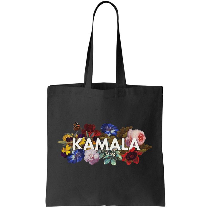 Kamala Harris Vintage Floral Feminist First Female President Gift Tote Bag