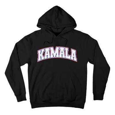 Kamala Harris Varsity Style Arch Lettering Hoodie