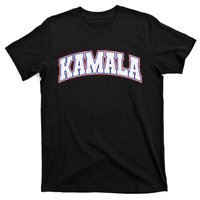 Kamala Harris Varsity Style Arch Lettering T-Shirt