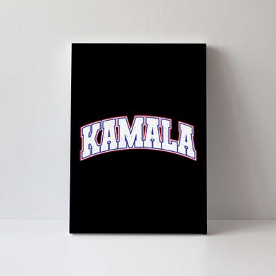 Kamala Harris Varsity Style Arch Lettering Canvas