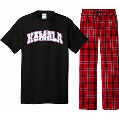 Kamala Harris Varsity Style Arch Lettering Pajama Set