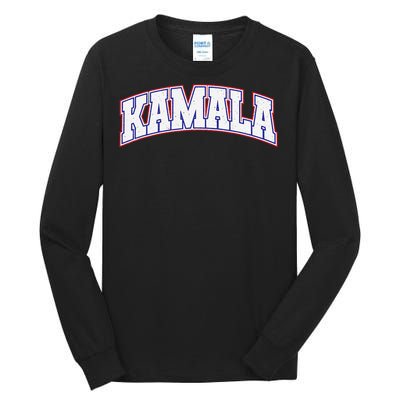 Kamala Harris Varsity Style Arch Lettering Tall Long Sleeve T-Shirt