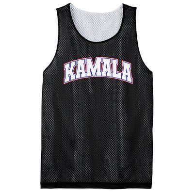 Kamala Harris Varsity Style Arch Lettering Mesh Reversible Basketball Jersey Tank