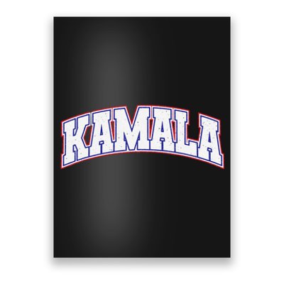 Kamala Harris Varsity Style Arch Lettering Poster