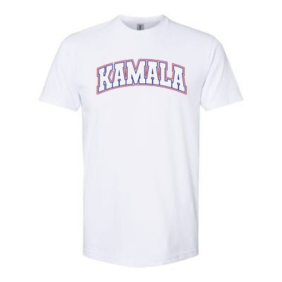 Kamala Harris Varsity Style Arch Lettering Softstyle CVC T-Shirt