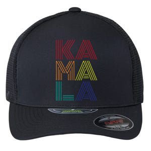 Kamala Harris Vice President Love Kamala Funny Flexfit Unipanel Trucker Cap