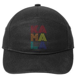 Kamala Harris Vice President Love Kamala Funny 7-Panel Snapback Hat