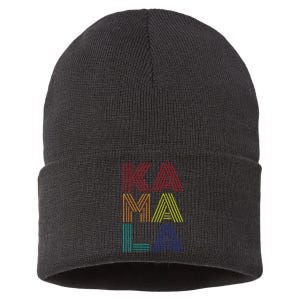 Kamala Harris Vice President Love Kamala Funny Sustainable Knit Beanie