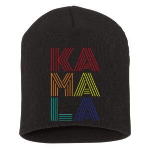 Kamala Harris Vice President Love Kamala Funny Short Acrylic Beanie