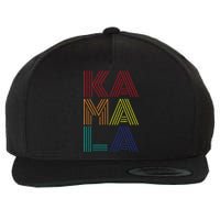 Kamala Harris Vice President Love Kamala Funny Wool Snapback Cap