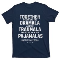 Kamala Harris Walz 2024 We Can End Dramala Traumala T-Shirt