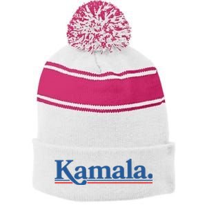 .Kamala Harris Willy Chavarria Stripe Pom Pom Beanie