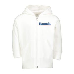 .Kamala Harris Willy Chavarria Toddler Zip Fleece Hoodie