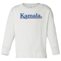 .Kamala Harris Willy Chavarria Toddler Long Sleeve Shirt