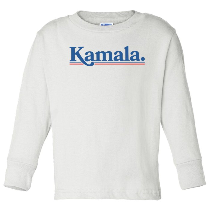 .Kamala Harris Willy Chavarria Toddler Long Sleeve Shirt