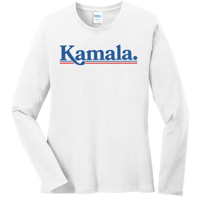 .Kamala Harris Willy Chavarria Ladies Long Sleeve Shirt