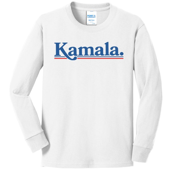 .Kamala Harris Willy Chavarria Kids Long Sleeve Shirt