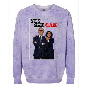 Kamala Harris Waltz And Barack Obama Forward 2024 Election Colorblast Crewneck Sweatshirt