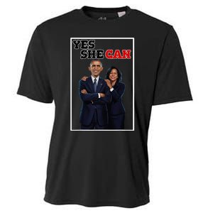 Kamala Harris Waltz And Barack Obama Forward 2024 Election Cooling Performance Crew T-Shirt