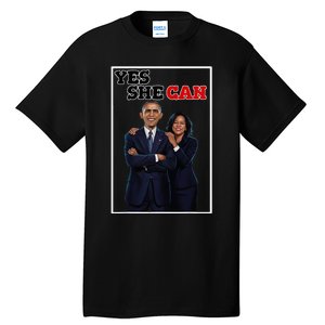 Kamala Harris Waltz And Barack Obama Forward 2024 Election Tall T-Shirt