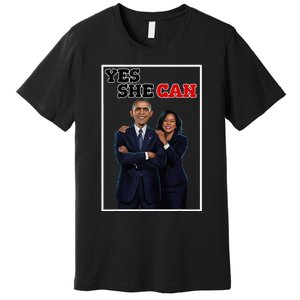 Kamala Harris Waltz And Barack Obama Forward 2024 Election Premium T-Shirt