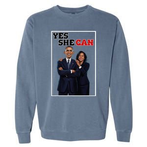 Kamala Harris Waltz And Barack Obama Forward 2024 Election Garment-Dyed Sweatshirt