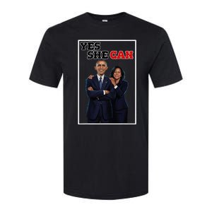 Kamala Harris Waltz And Barack Obama Forward 2024 Election Softstyle CVC T-Shirt