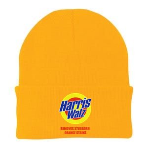 Kamala Harris Walz Removes Stubborn Orange Stains Humorous Knit Cap Winter Beanie