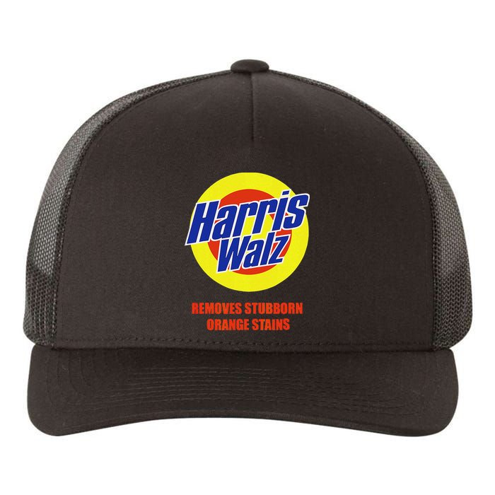 Kamala Harris Walz Removes Stubborn Orange Stains Humorous Yupoong Adult 5-Panel Trucker Hat