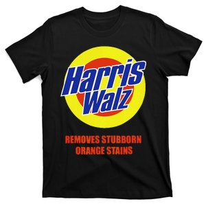 Kamala Harris Walz Removes Stubborn Orange Stains Humorous T-Shirt