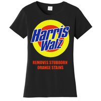 Kamala Harris Walz Removes Stubborn Orange Stains Humorous Women's T-Shirt