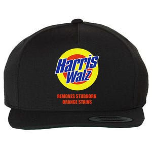 Kamala Harris Walz Removes Stubborn Orange Stains Humorous Wool Snapback Cap